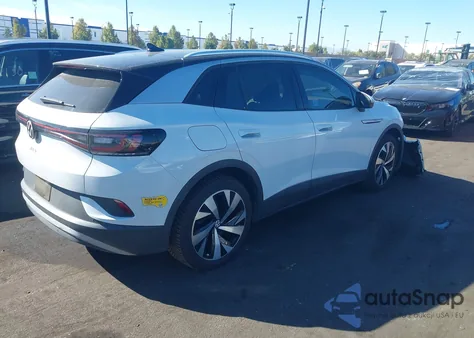 2021 Volkswagen Id.4 Pro S из США, поврежденный, VIN WVGKMPE2XMP060604